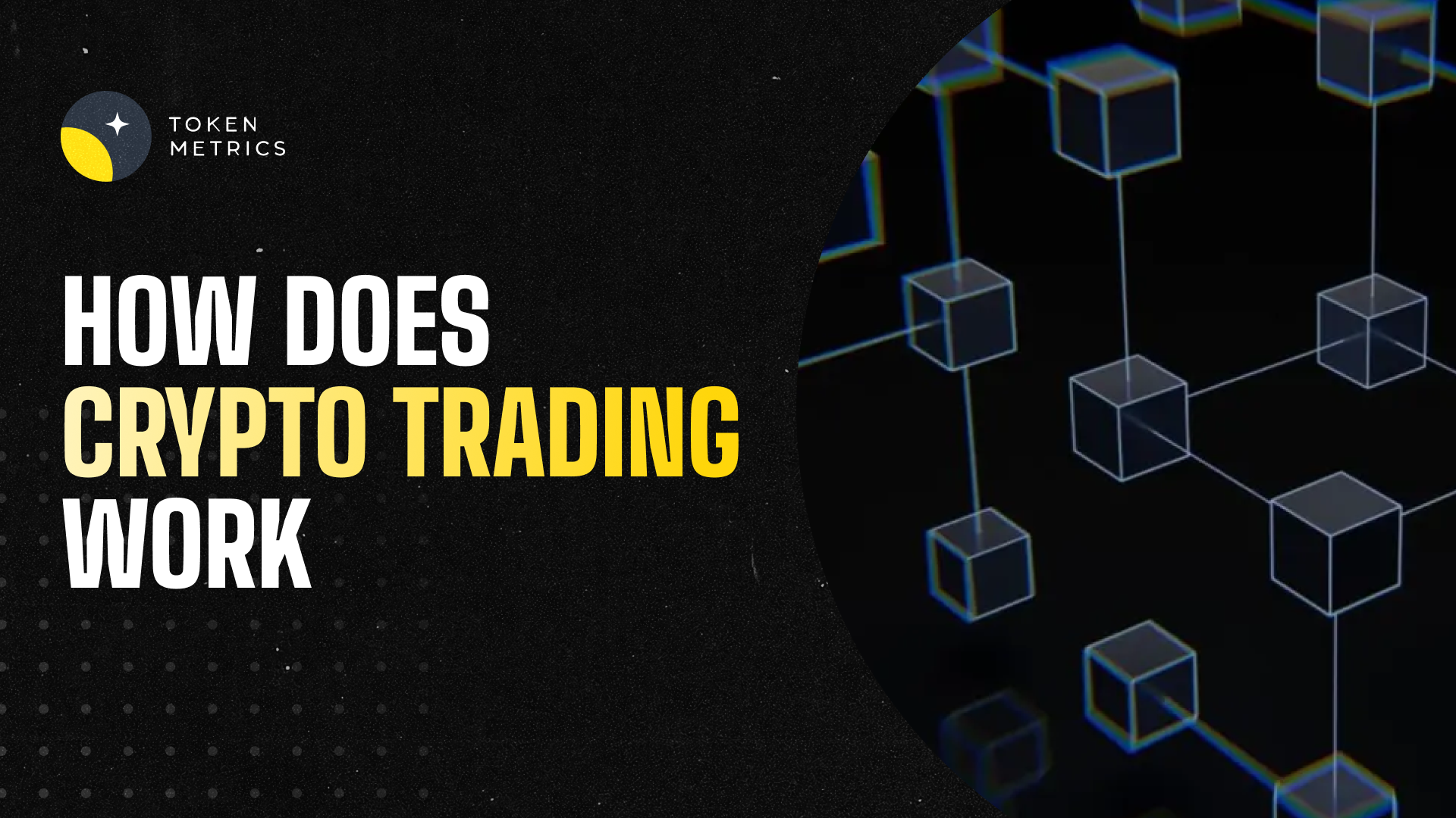 Illustration of crypto trading process with digital currency and trading charts